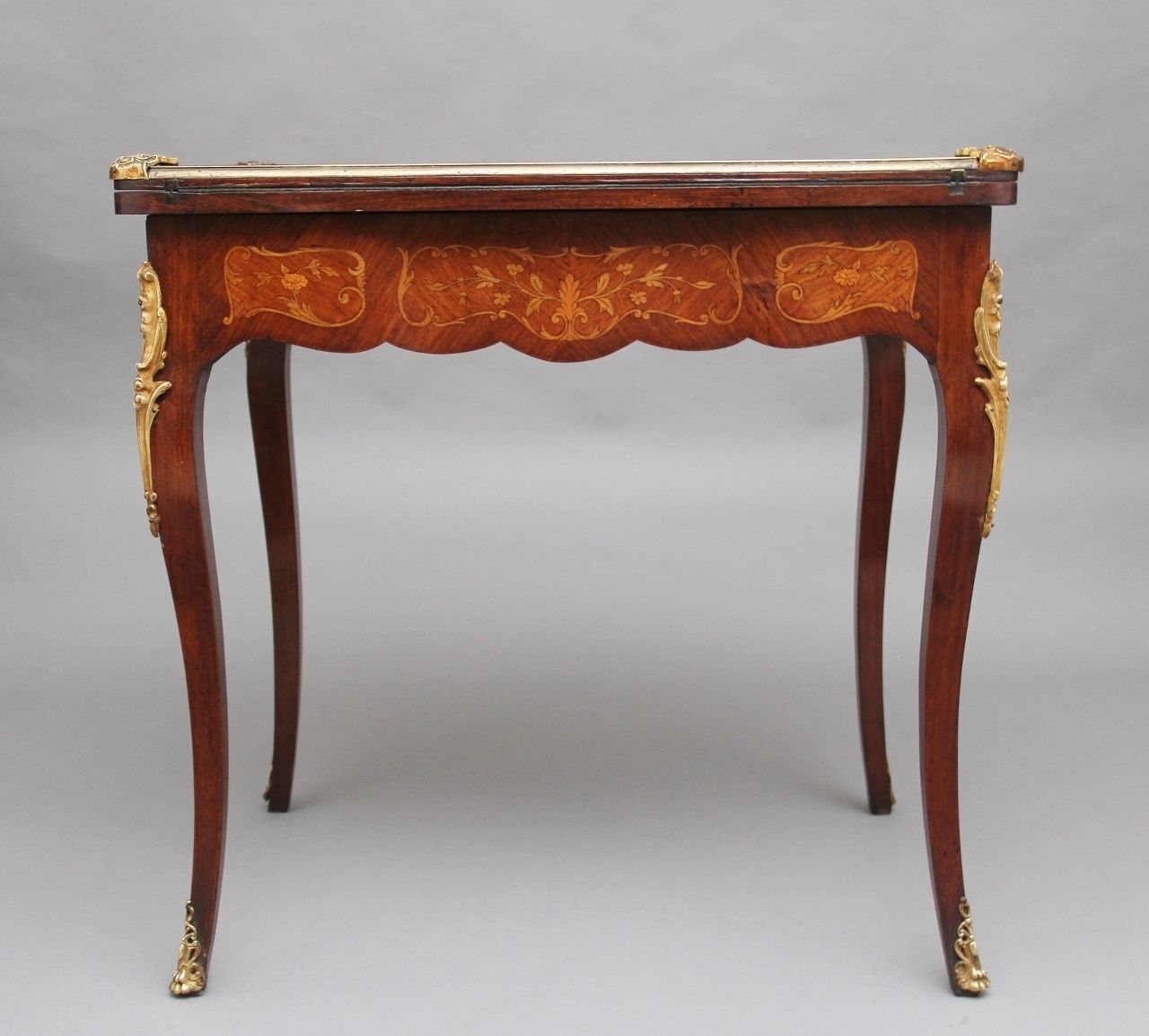 Furniture 19th Century Kingwood Card Table photo