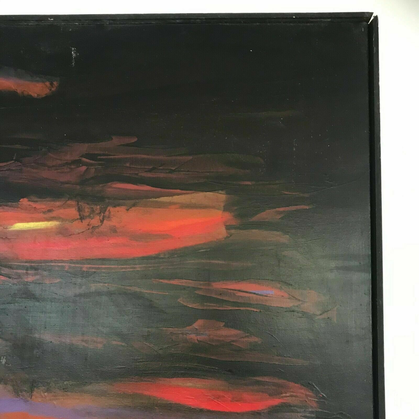 Oil On Canvas Christian Marie Moreau 1980 St Jean Cap Ferrat XX Century photo Art