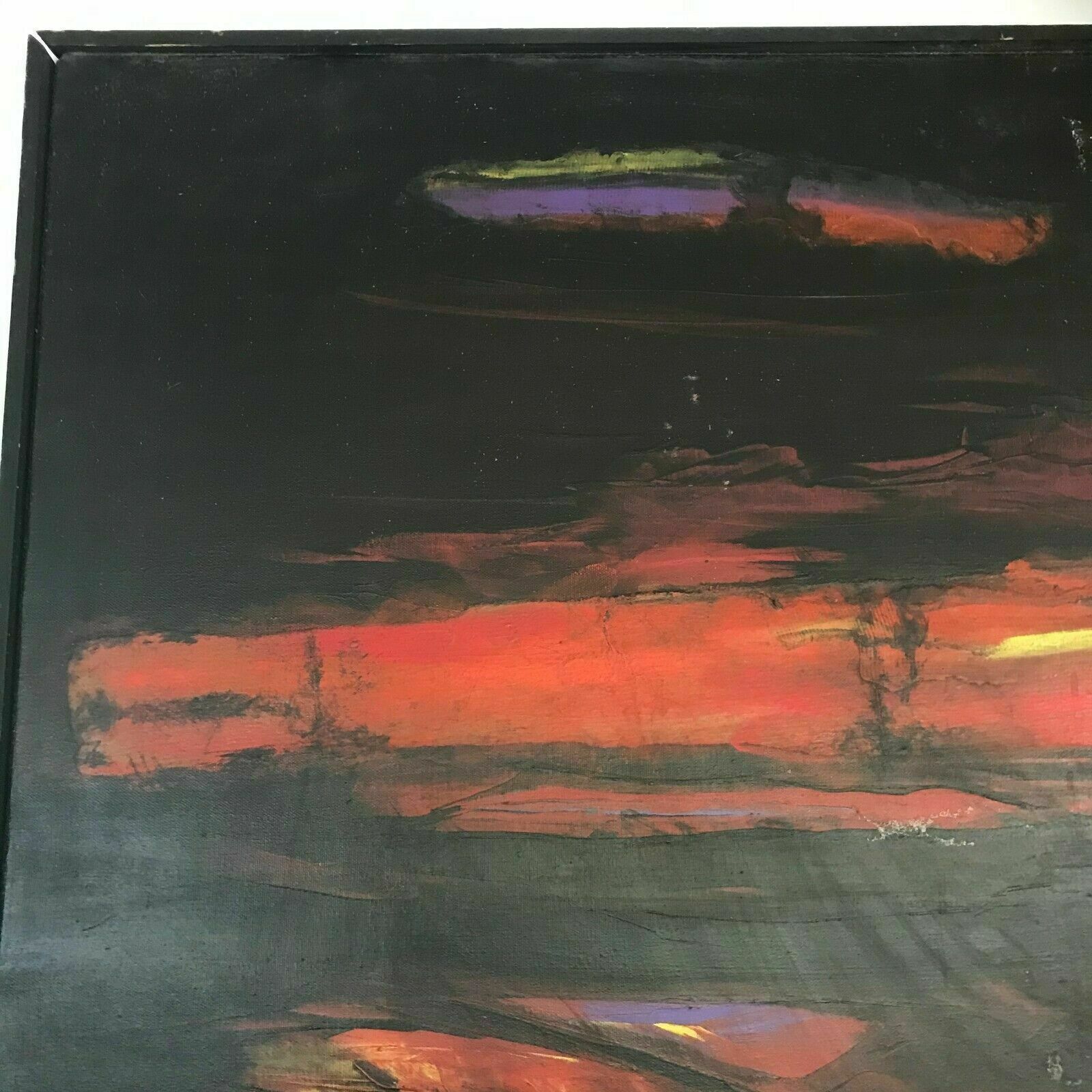 Oil On Canvas Christian Marie Moreau 1980 St Jean Cap Ferrat XX Century photo 1090.19