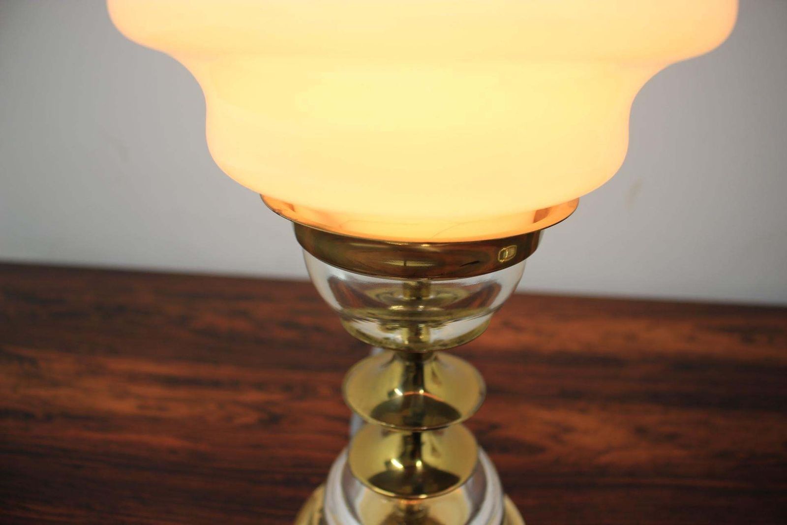 Set Of Two Table Lamp By Jablonecké Sklárny, 1980s photo 413.0