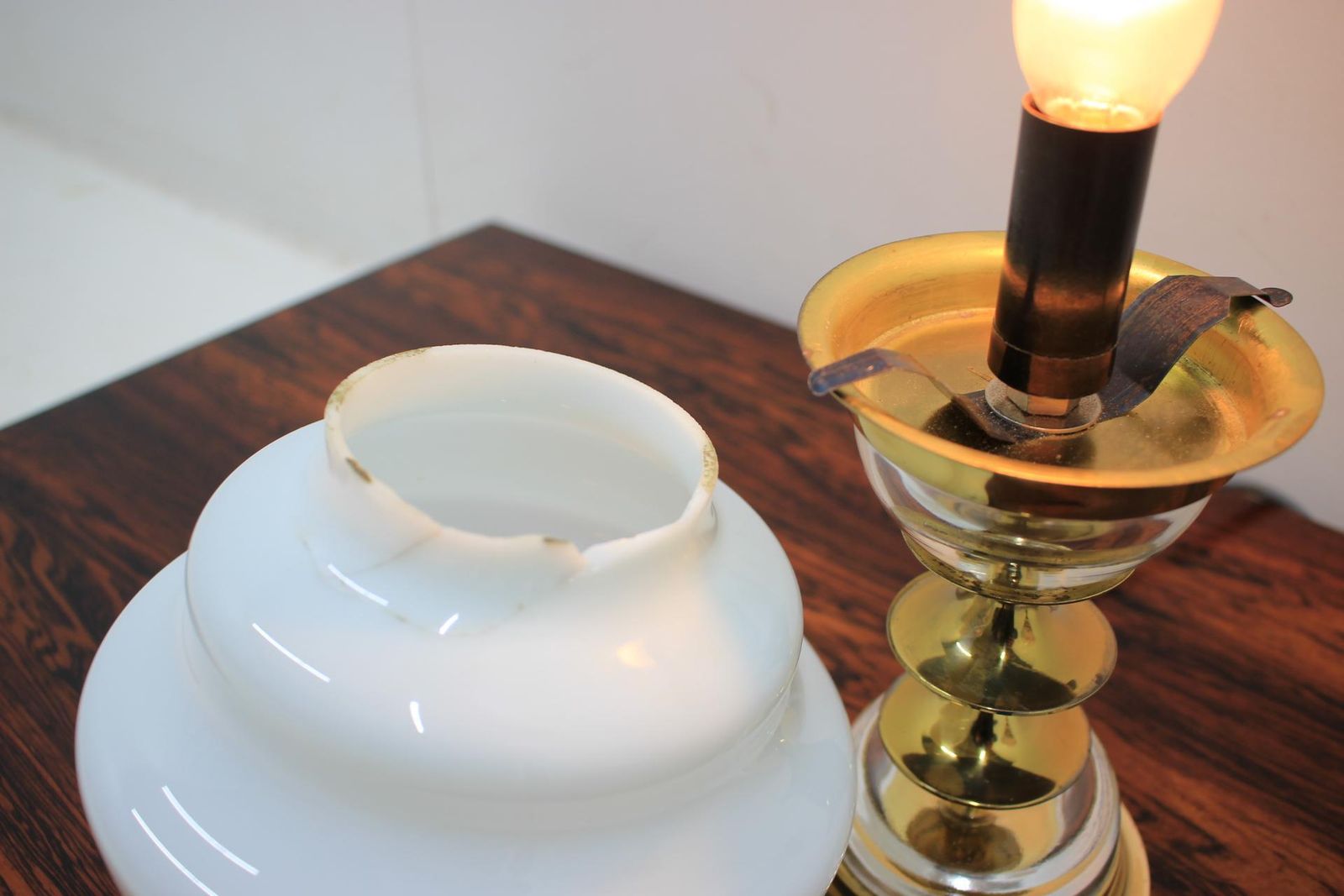 Set Of Two Table Lamp By Jablonecké Sklárny, 1980s photo vinterior