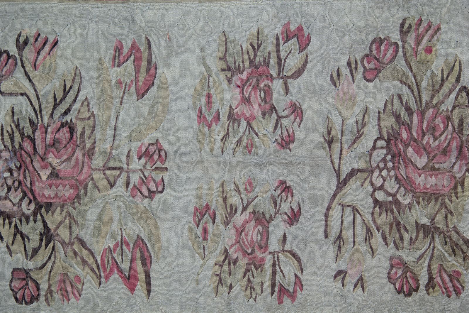 Rare Antique Rugs Floral Carpet Bessarabia Kilim Rug 176 X 271 Cm photo for sale