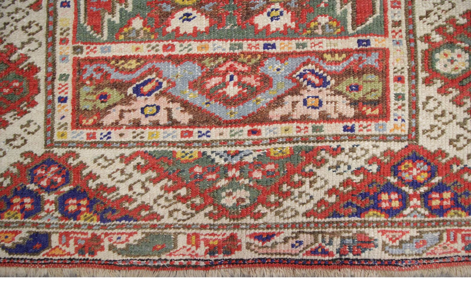 Antique Turkish Rugs Handmade Carpet Wool Geometric Rug For Sale 130x190cm photo 2400.0