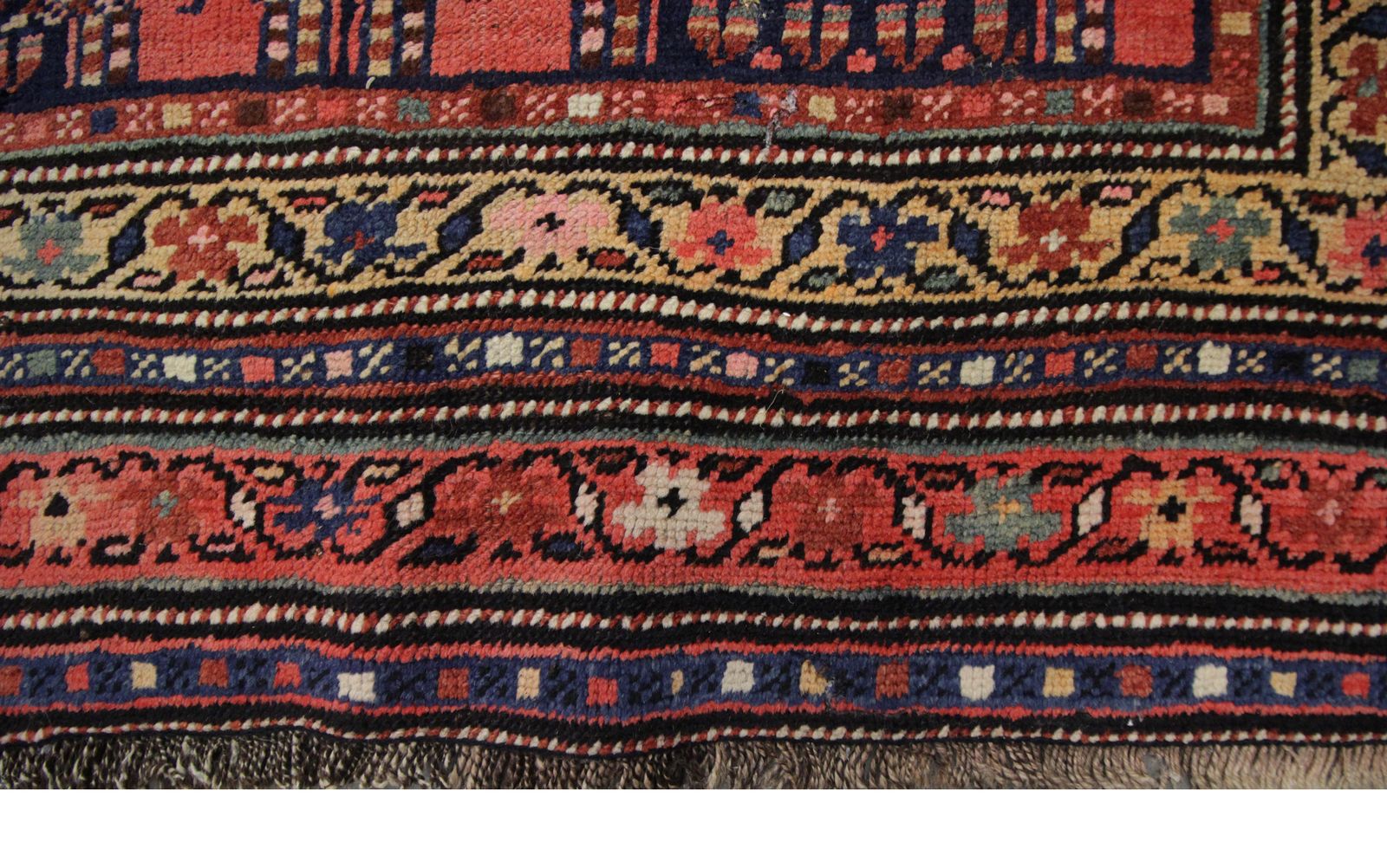 Handwoven Rare Caucasian Antique Karabagh Rug, Oriental Wool C Arpet  107x230 Cm photo buy