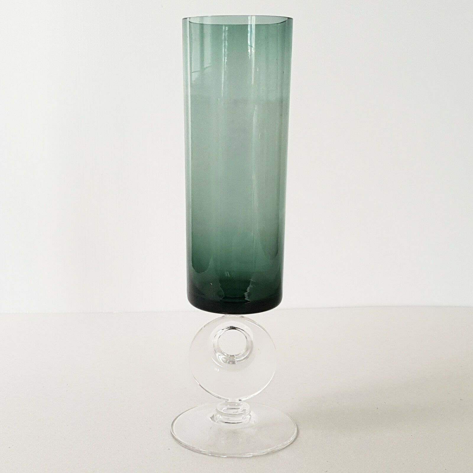 Superb Vase 1960 1970 In Vintage Italian Glass 60s 70s Space Age 60/70
