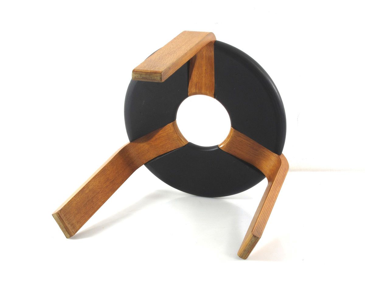 Plywood Stool By Rud Thygesen For Magnus Olesen photo vinterior