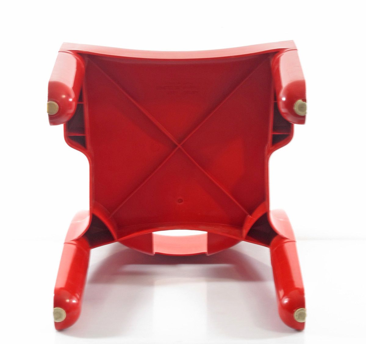 Ferrari Red Sixties Joe Colombo 4867 Kartell Chair photo Furniture