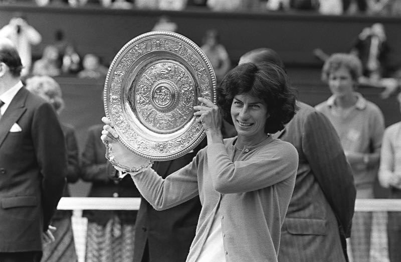 'British Wimbledon Champion' 1977 Archival Pigment Print Framed In Black photo furniture