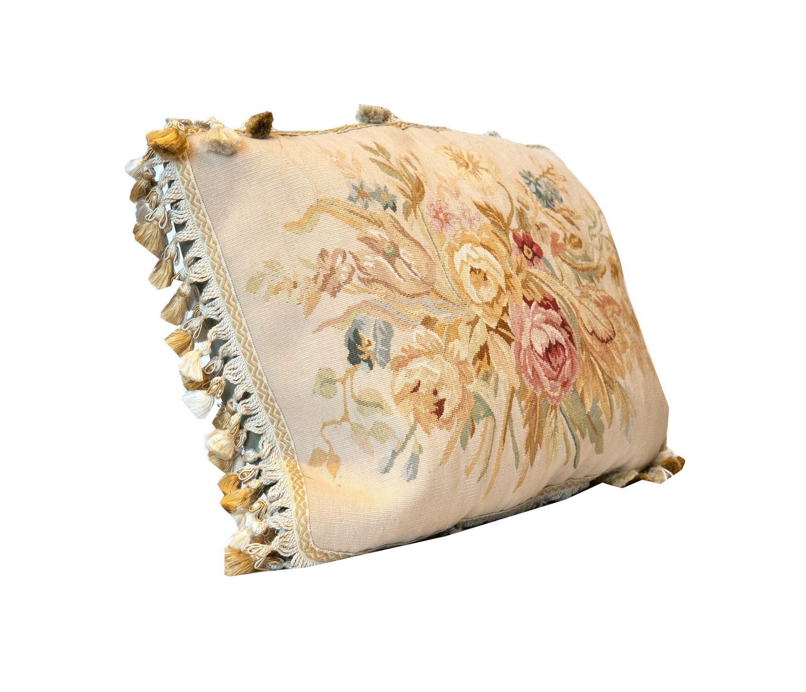 Handmade Traditional French Aubusson Cushion Cover photo furniture