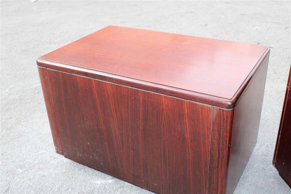 Bedroom Sets Dresser Night Stands Mahogany Minimal Italian Design Razionalist photo for sale