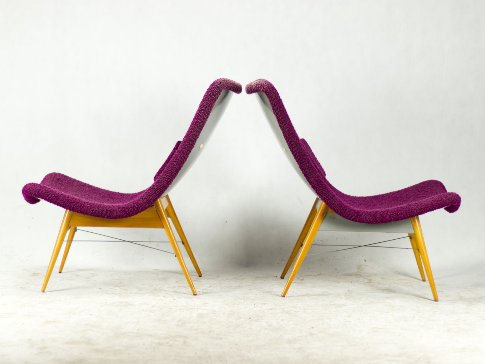 photo furniture Mid Century Lounge Chairs By Miroslav Navrátil For český Nábytek, Czechoslovakia, 1960s