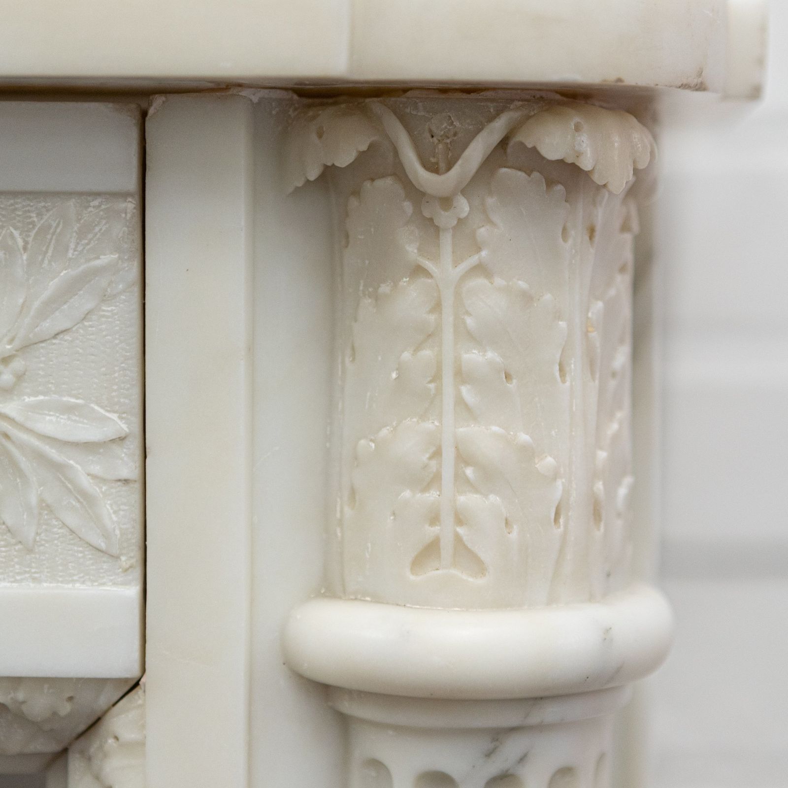 Exceptional Antique Louis XVI Style Marble Chimneypiece photo furniture
