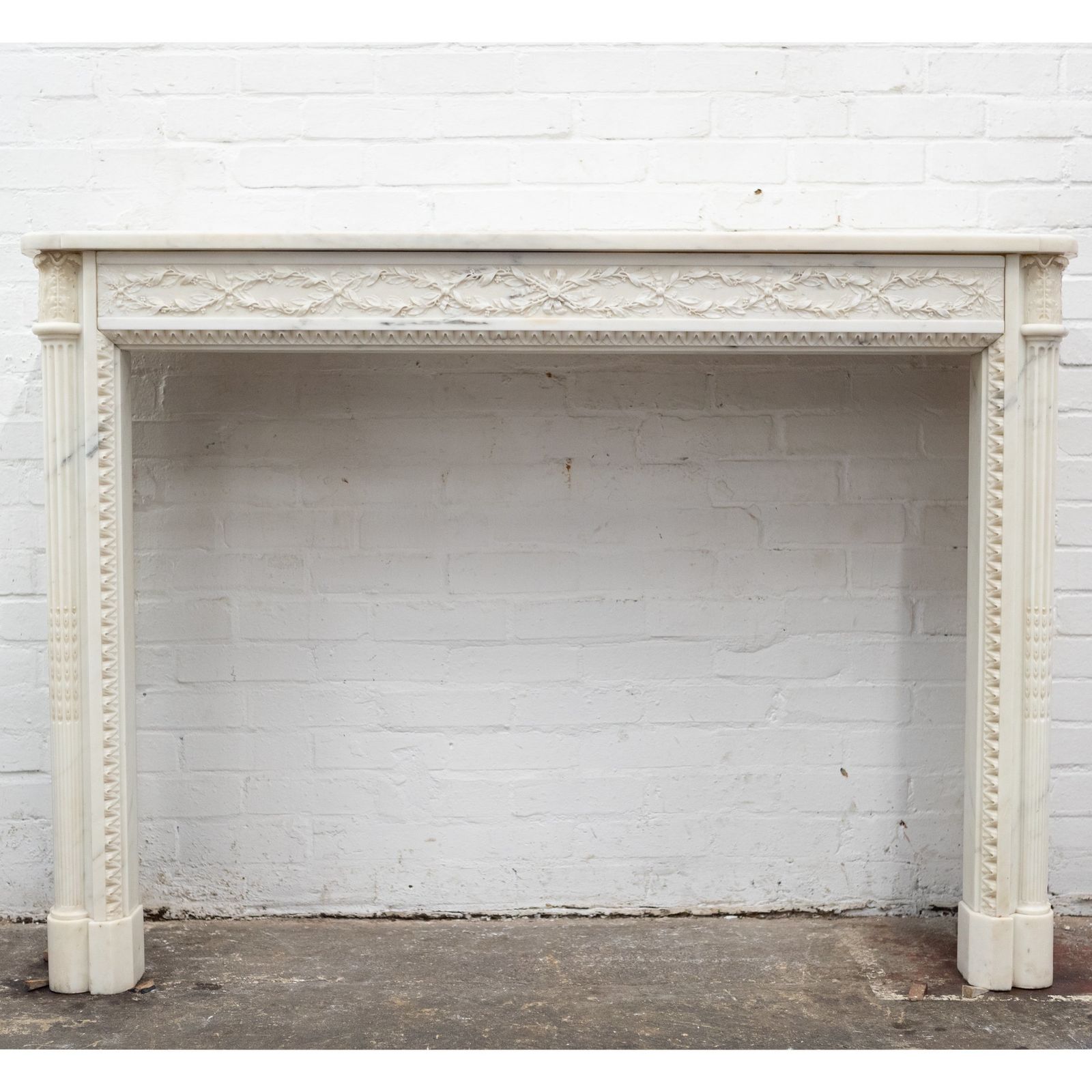 Exceptional Antique Louis XVI Style Marble Chimneypiece photo Home Fixtures