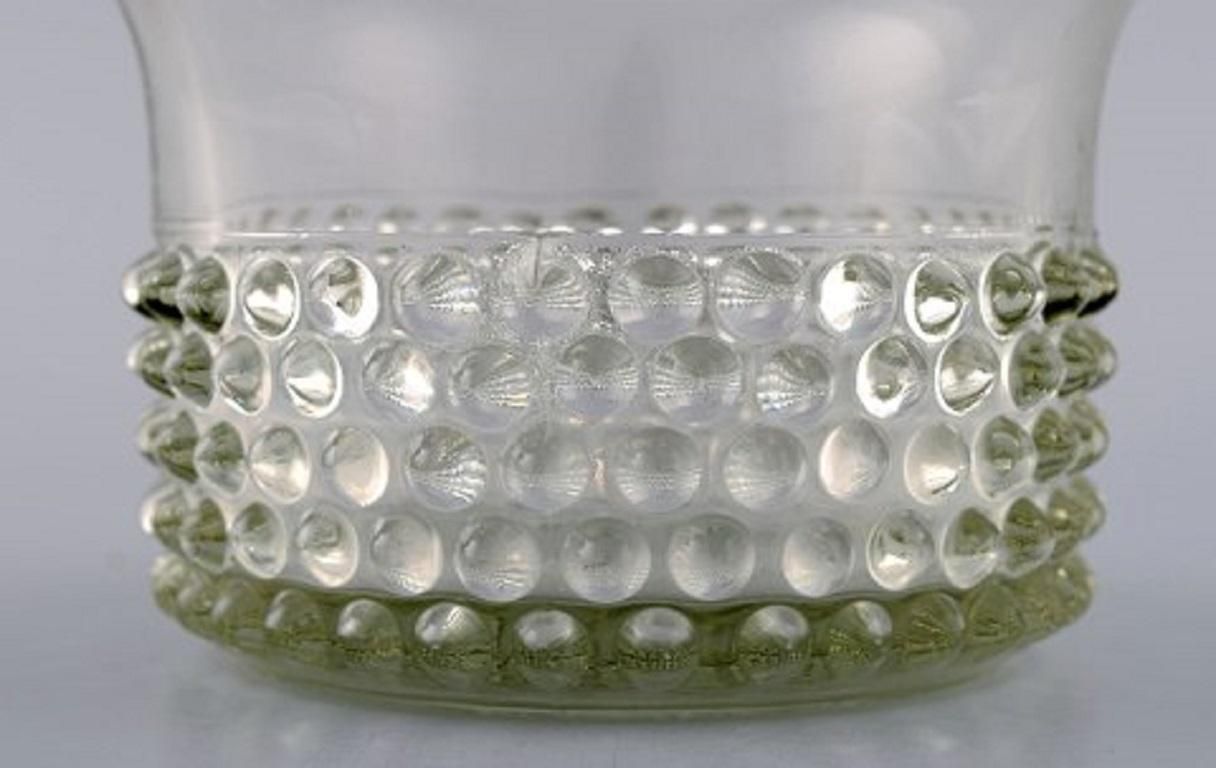 Saara Hopea For Nuutajärvi, Two Bowls In Art Glass, Budded Design, 1960s 1970s photo 231.0