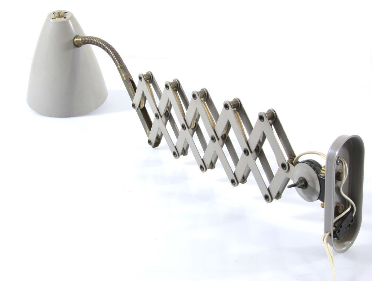 Verstelbare Vintage Wandlamp Uit De Jaren Vijftig photo Verlichting