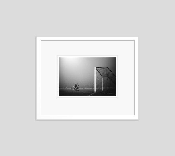 'Chelsea Striker' 1964 Archival Pigment Print Framed In White