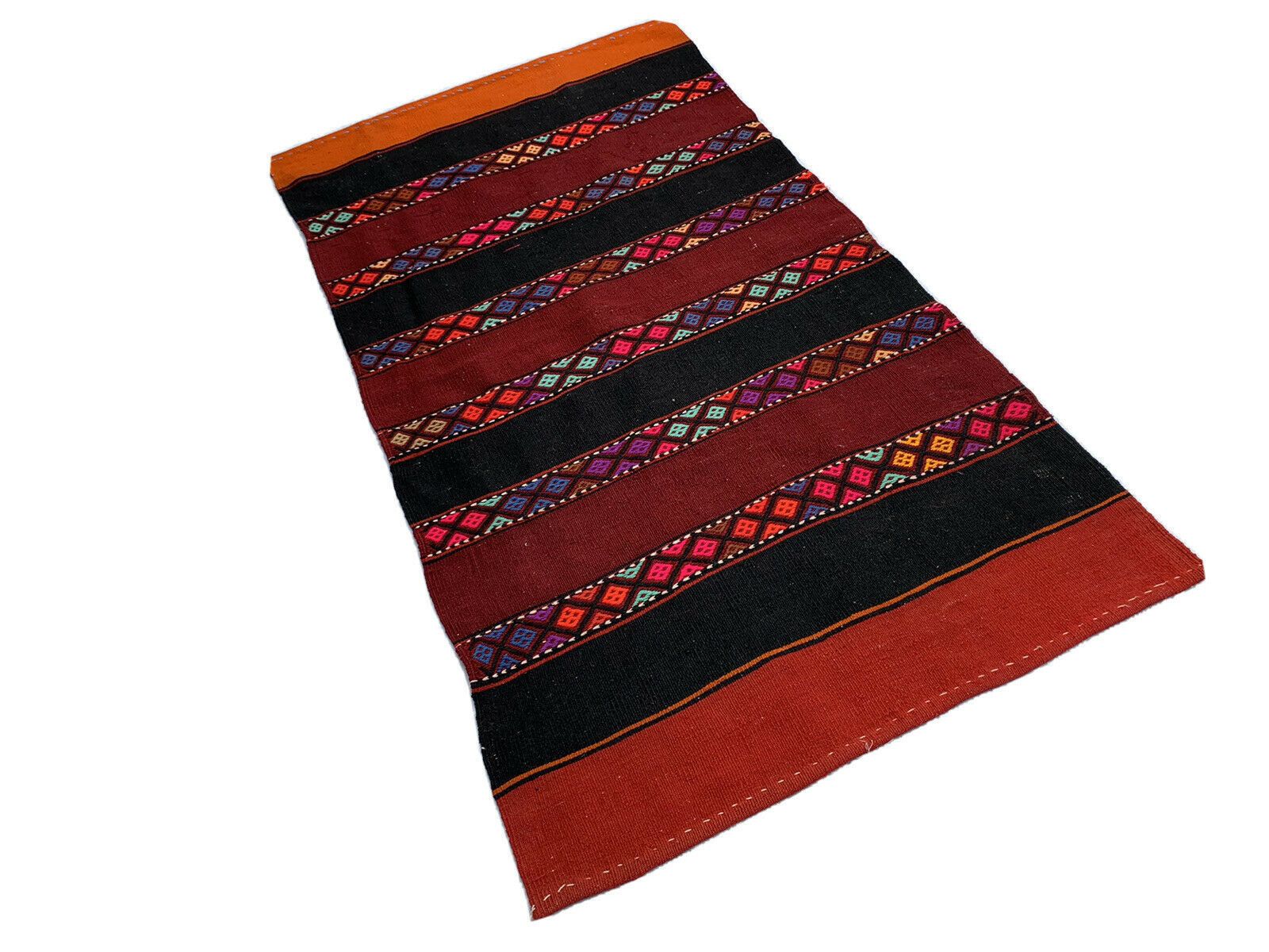 photo for sale Traditional Turkish Kilim Rug , Vintage Turkish Wool Country Home Kelim