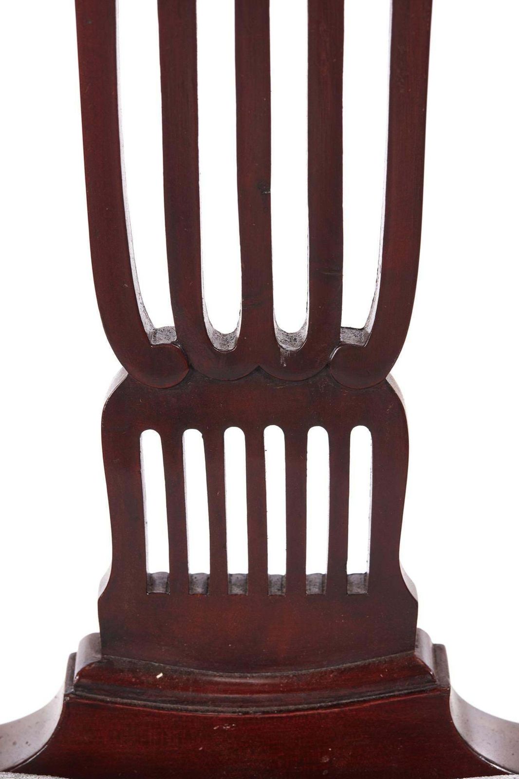 Quality Set Of Four Antique Mahogany Carved Dining Chairs photo Furniture