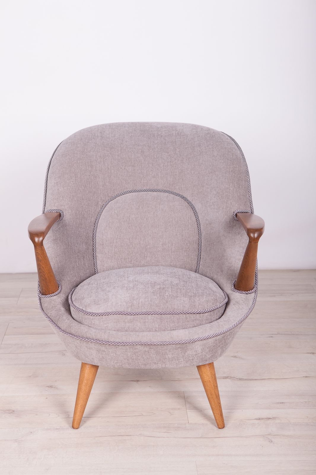 Model 345 Armchairs By J. Jędrychowicz & K. Racinowski For Poznan Furniture Factory, 1950s, Set Of 2 photo for sale