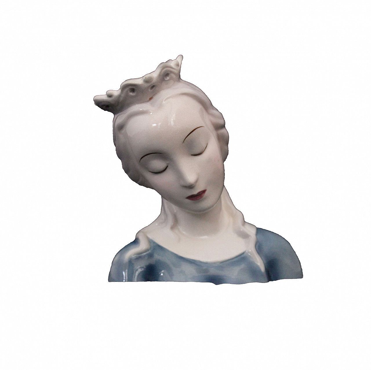 Ceramic Bust Of Madonna By Goldscheider, 1940s