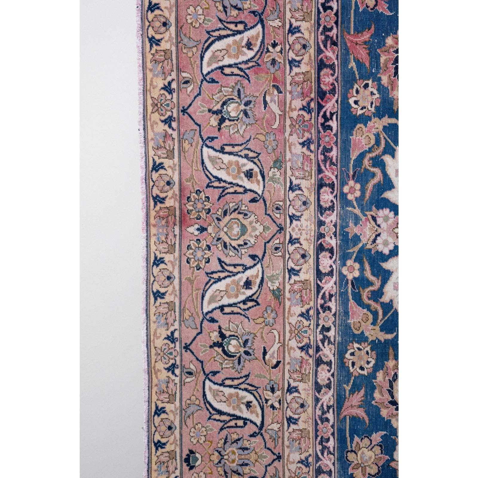 Hand Knotted Contemporary Large Turkish Oushak Rug With Mid Century Modern Style In Blue Colors 308 X 400 Cm photo 3292.0