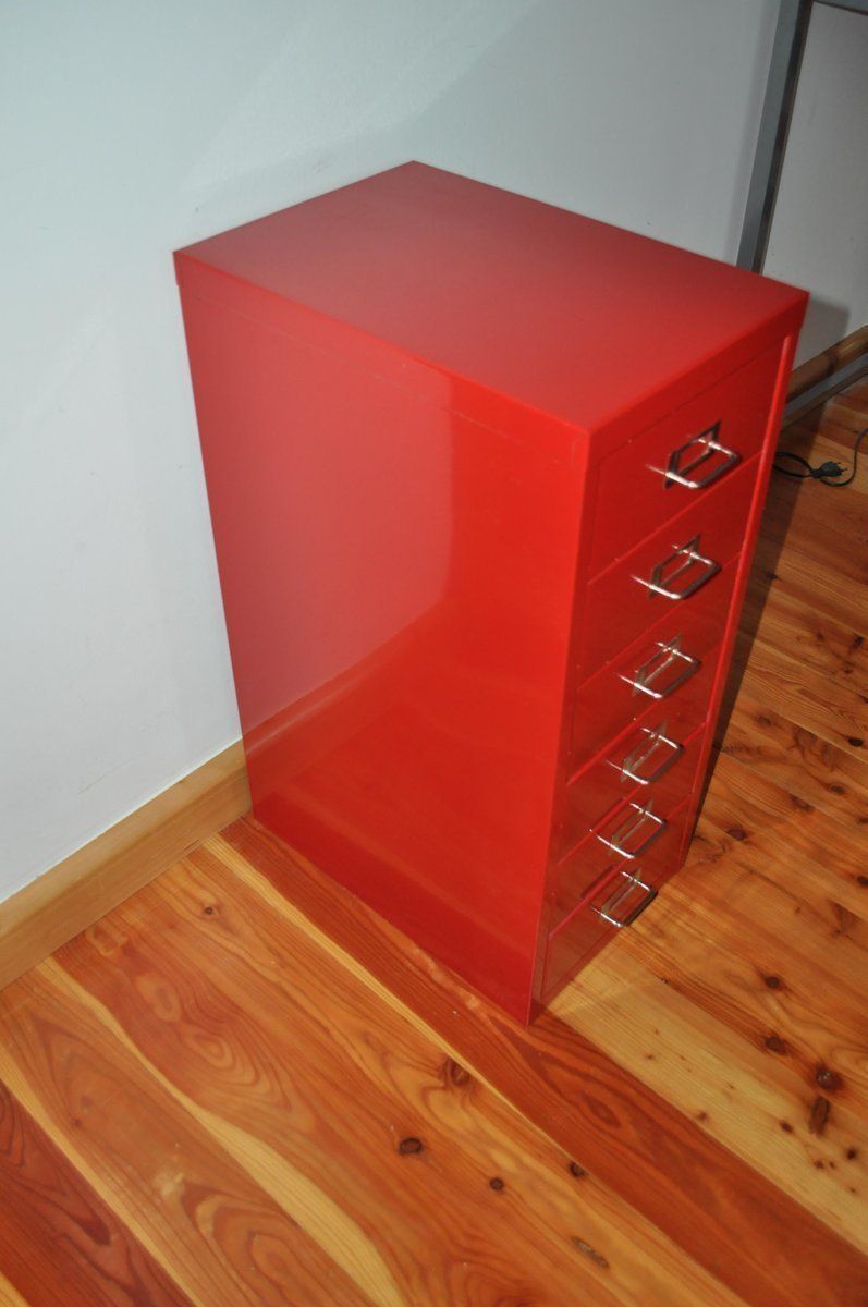 Industrial Metal Chest Of Drawers, 1980s photo vinterior