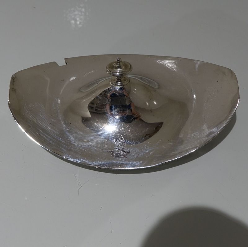 photo buy 18th Century Antique George III Sterling Silver Pair Sauce Tureens London 1786 John Scofield