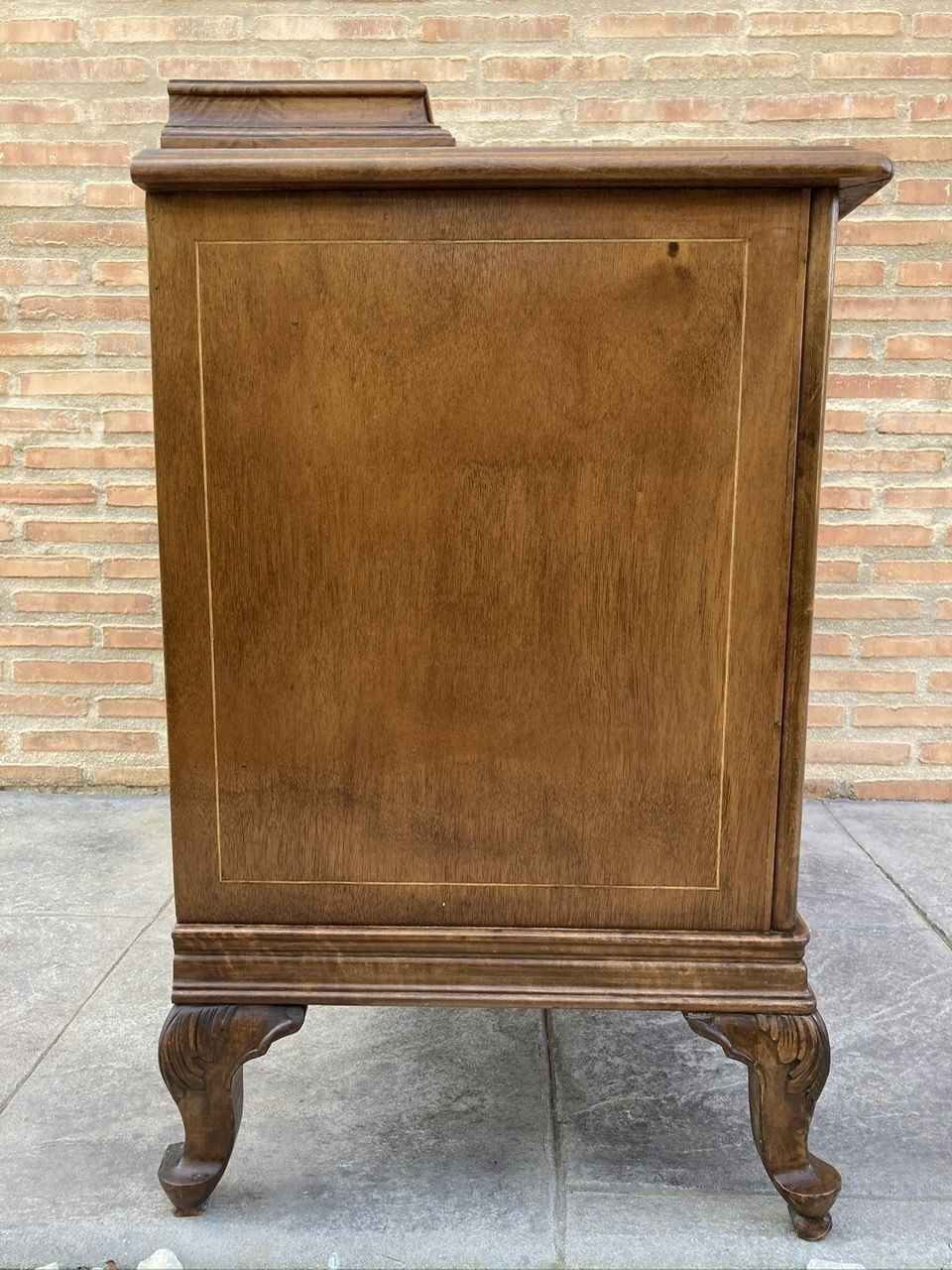 Late 19 Century Walnut And Marquetry Commode Chests Of Drawers, Circa 1890 photo vinterior