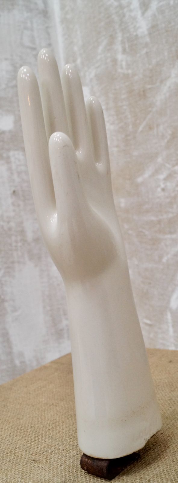 photo for sale Vintage Porcelain Ahg Latex Glove Mould