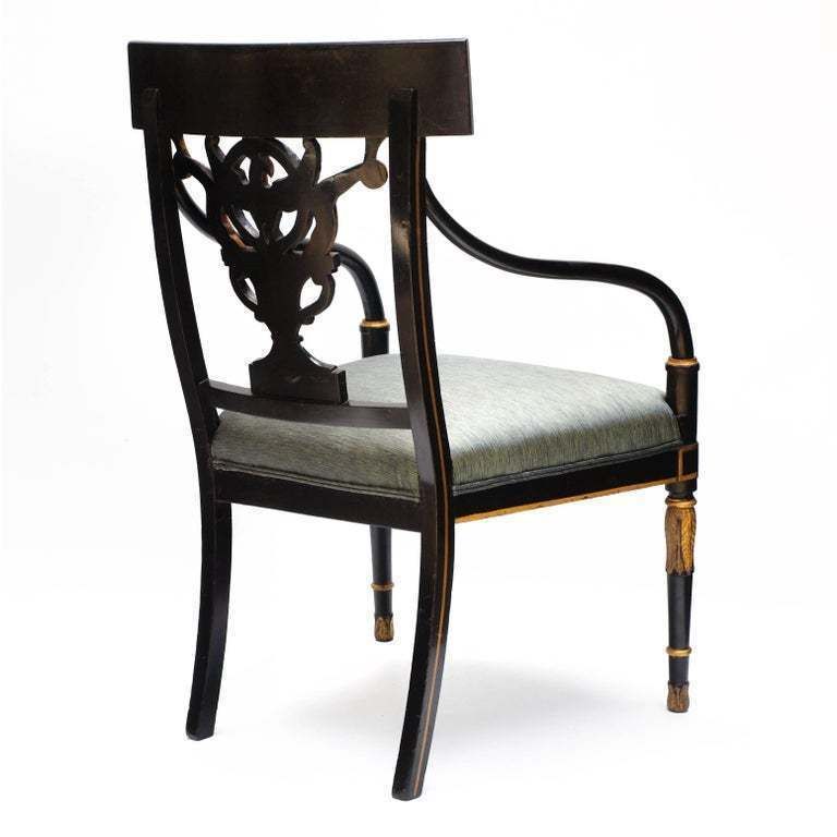 Early Nineteenth Century American Regency Painted Armchair photo 2700.0