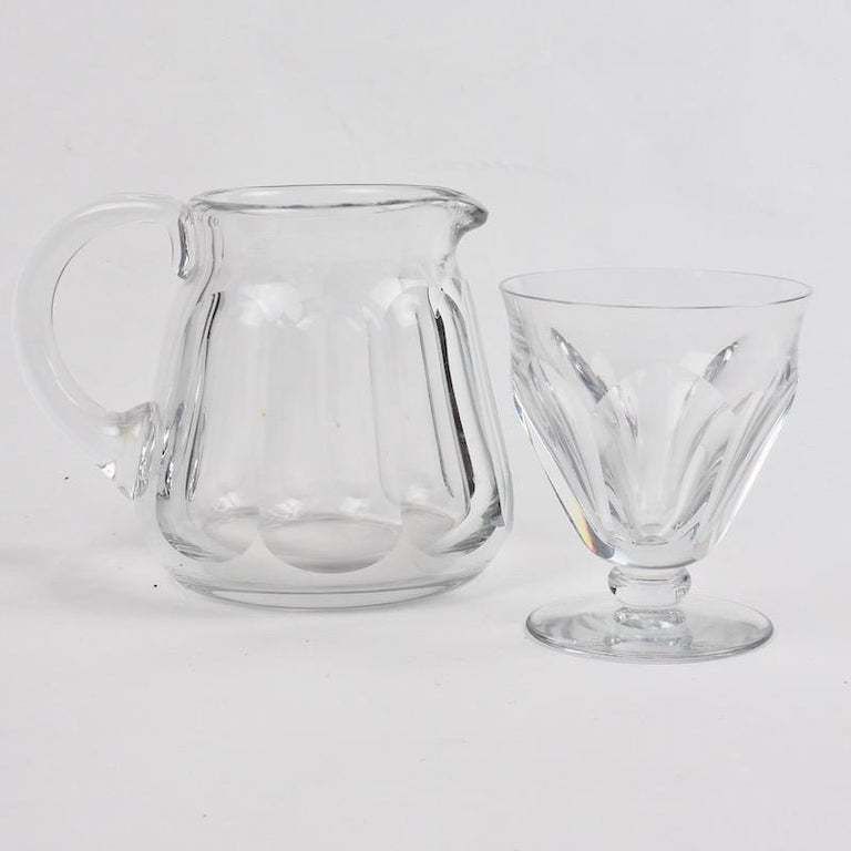 2100.0 Set Of 24 Baccarat Crystal Talleyrand Wine, Water And Liqueur Glasses photo