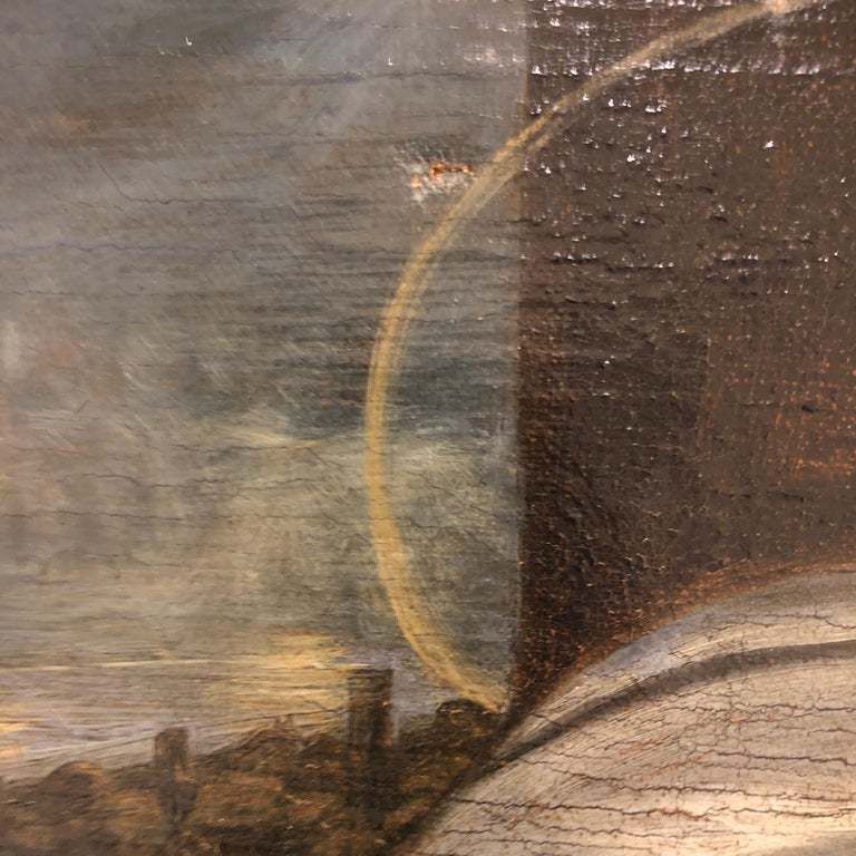 Spanish School Early 17th Century Oil Painting Of Christ And The Virgin Mary photo vinterior