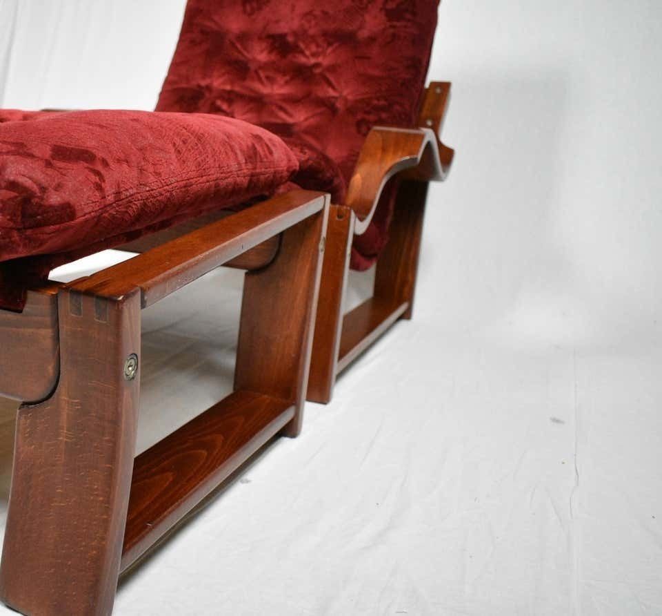 photo buy Scandinavian Set Of Armchair And Tabouret , 1960s