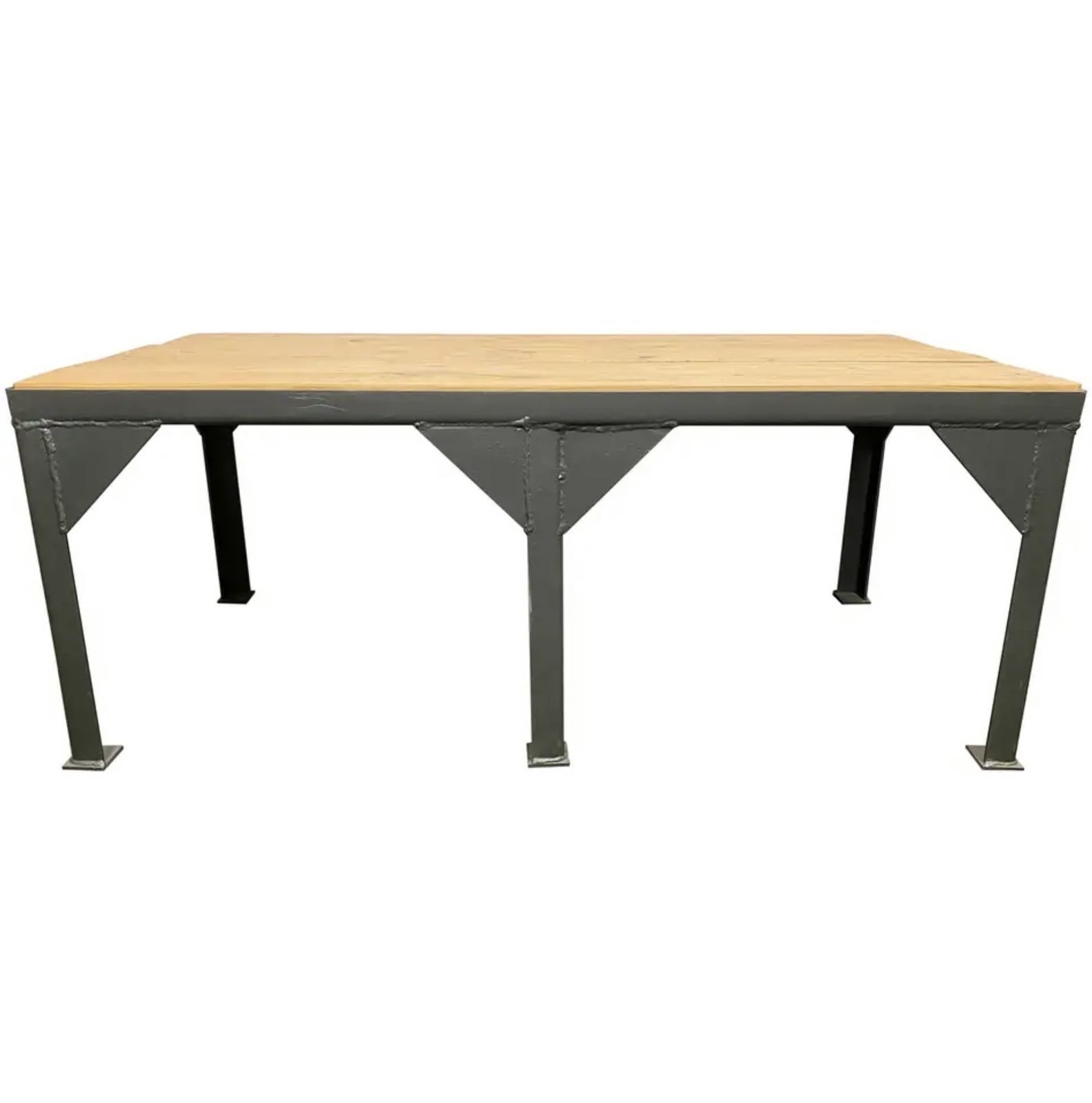 Black Industrial Coffee Table, 1970s