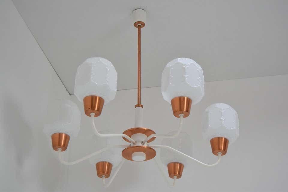 Mid Century Chandelier/Drukov, 1970‘S. photo 519.0