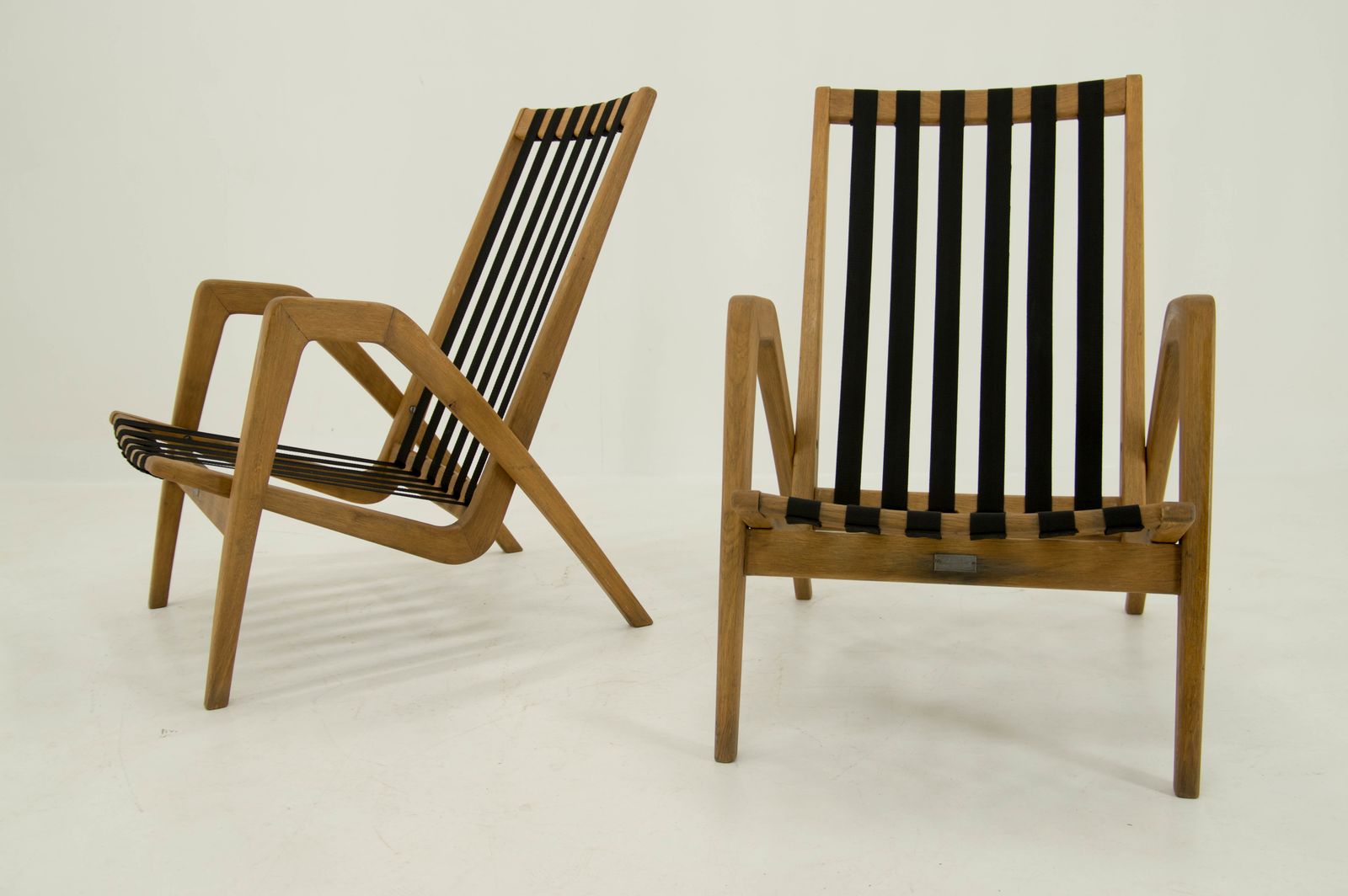 Ultra Rare Set Of Film Inventory Armchairs By Jan Vanek, 1950s photo 2870.0
