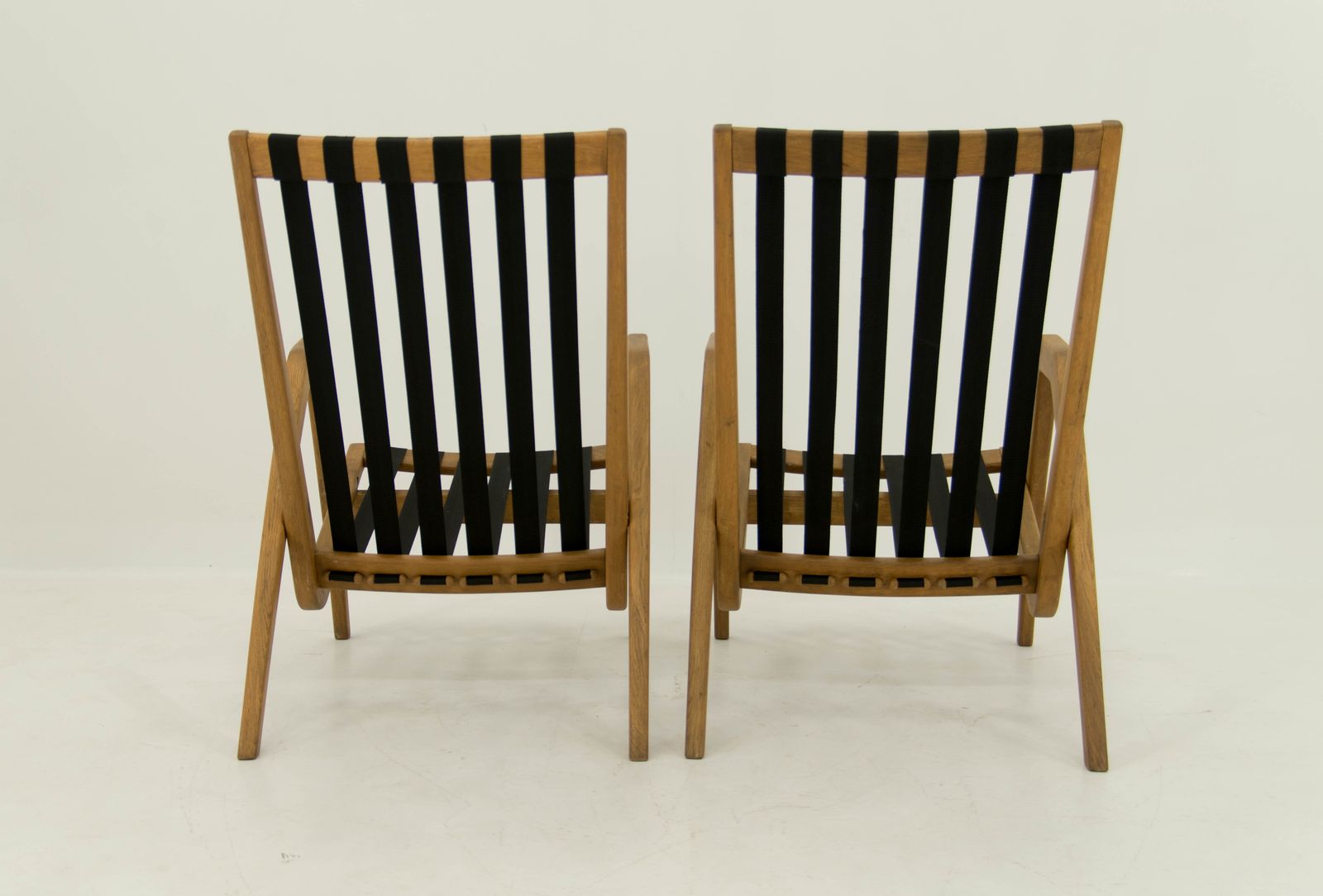 Ultra Rare Set Of Film Inventory Armchairs By Jan Vanek, 1950s photo buy