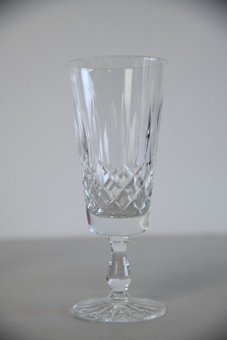 5 Cut Glass Champagne Glasses photo 75.0