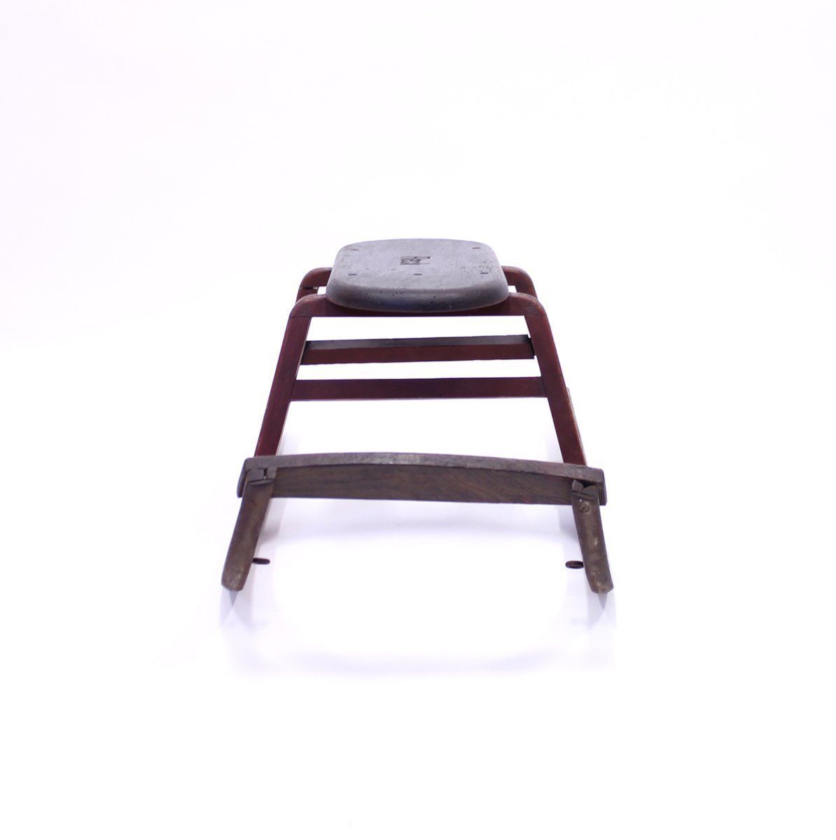 Vintage Wooden Sled, 1940s photo vintage