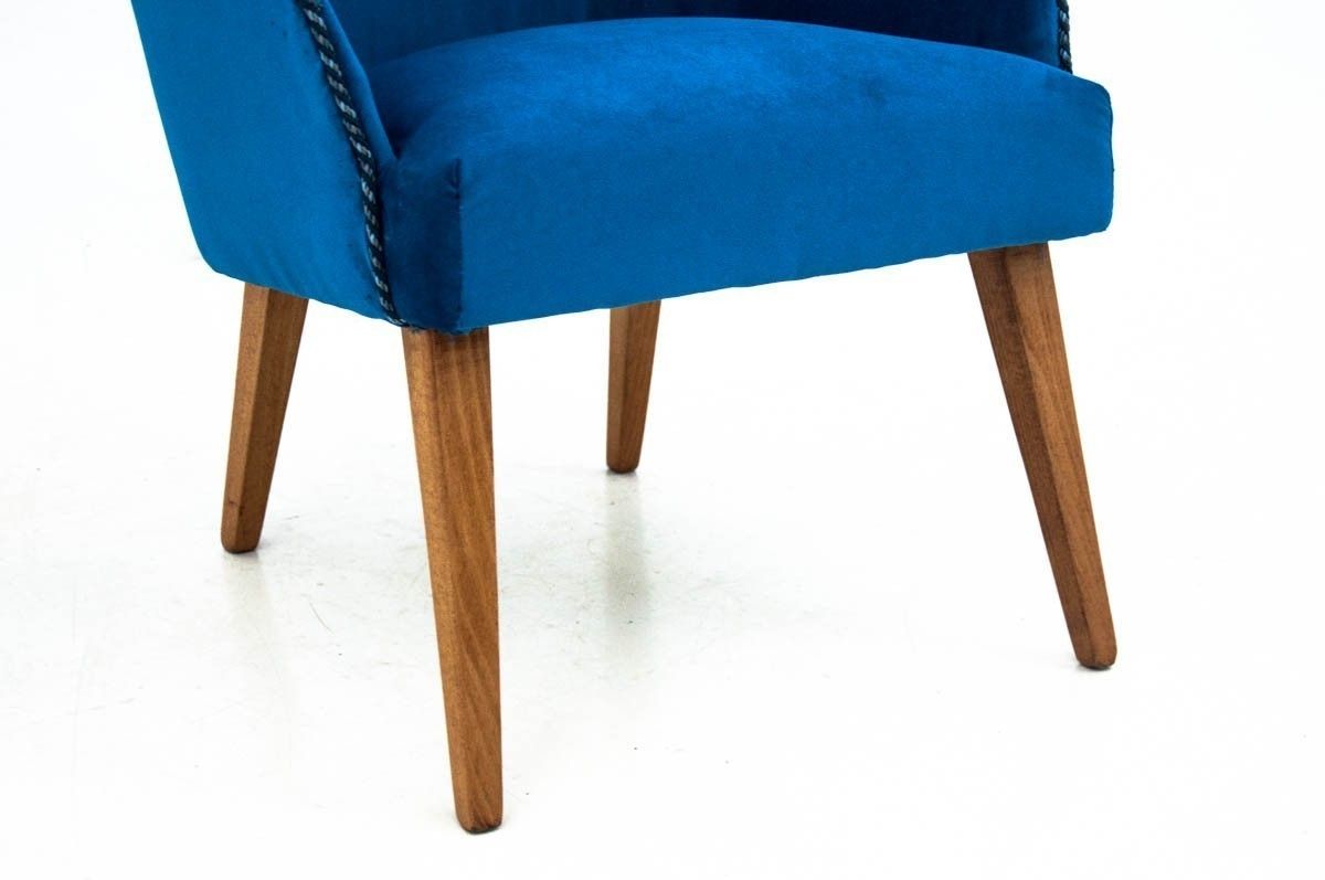 1124.0 A Pair Of Club Armchairs, Poland, 1960s photo