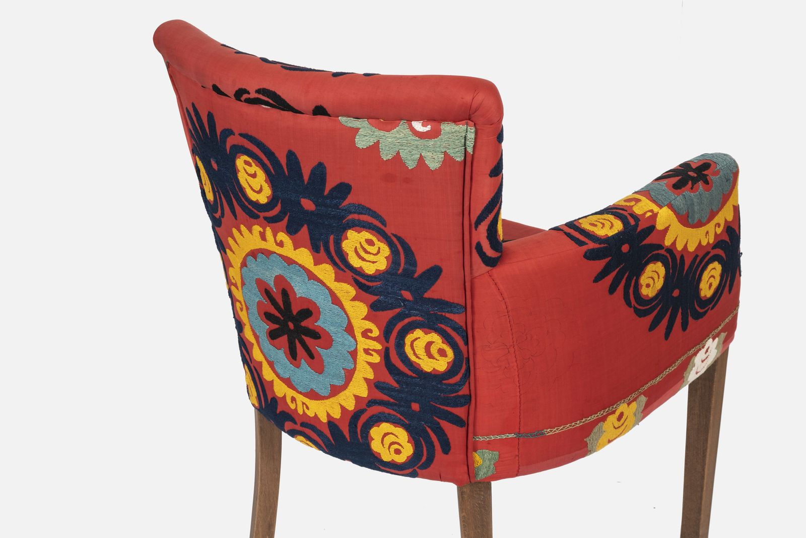 Set Of 6 Suzani Chair Traditional Bergere photo furniture