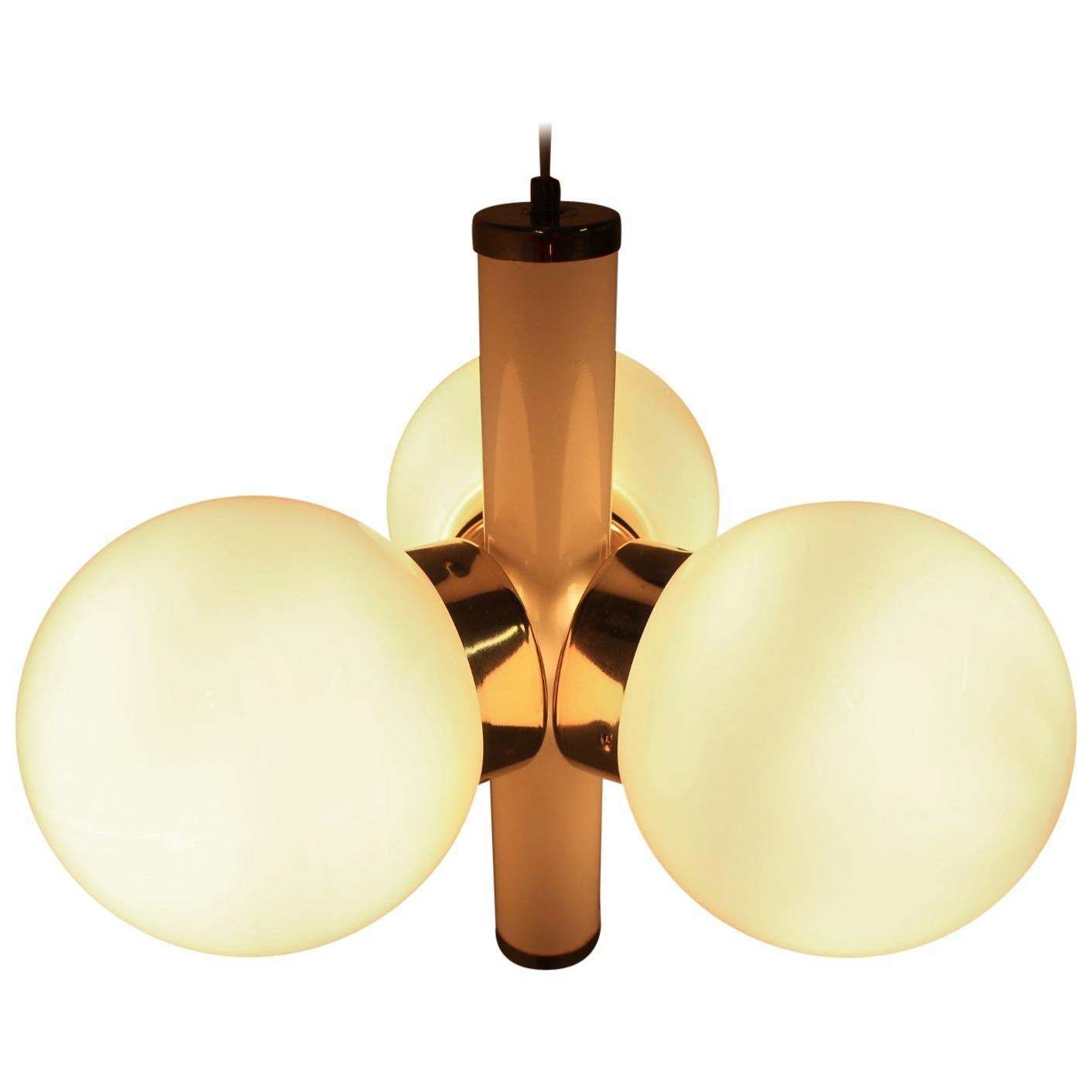 Mid Century Chandelier Sputnik, Kamenicky Senov, 1970s.