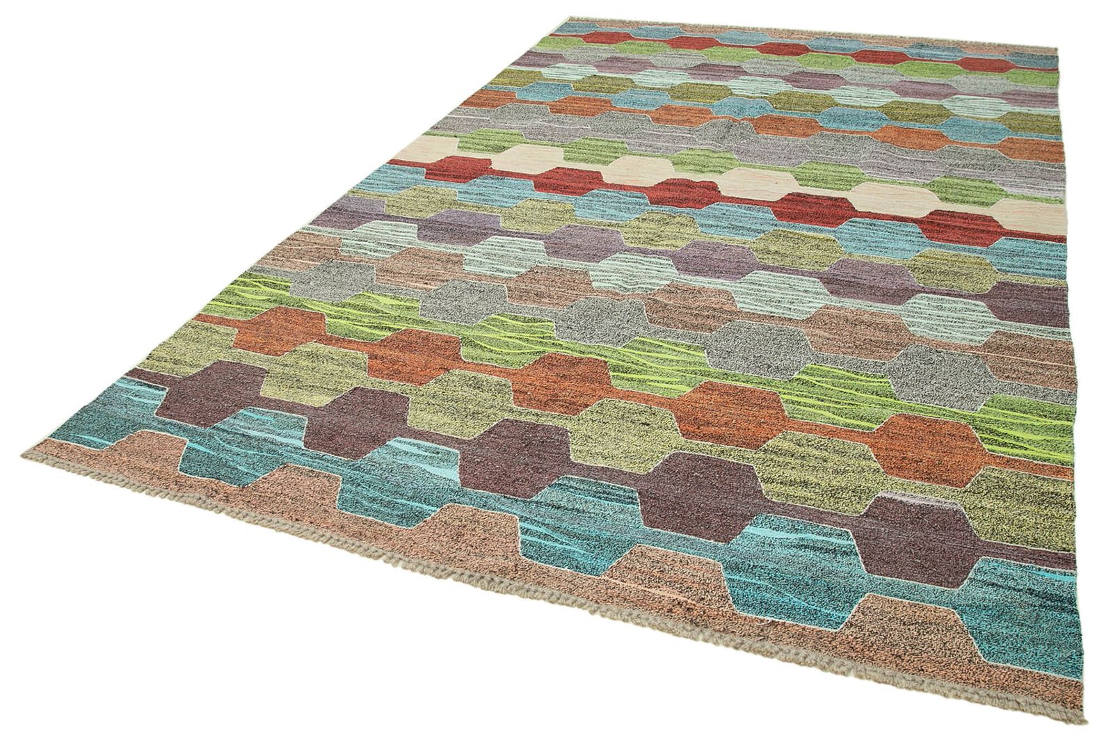 Tribal Kilim 205 X 313 Sku 26638 photo for sale