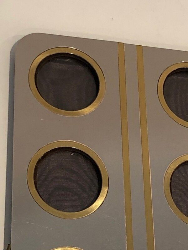 Brushed Steel And Brass Pictures Frame photo 550.0