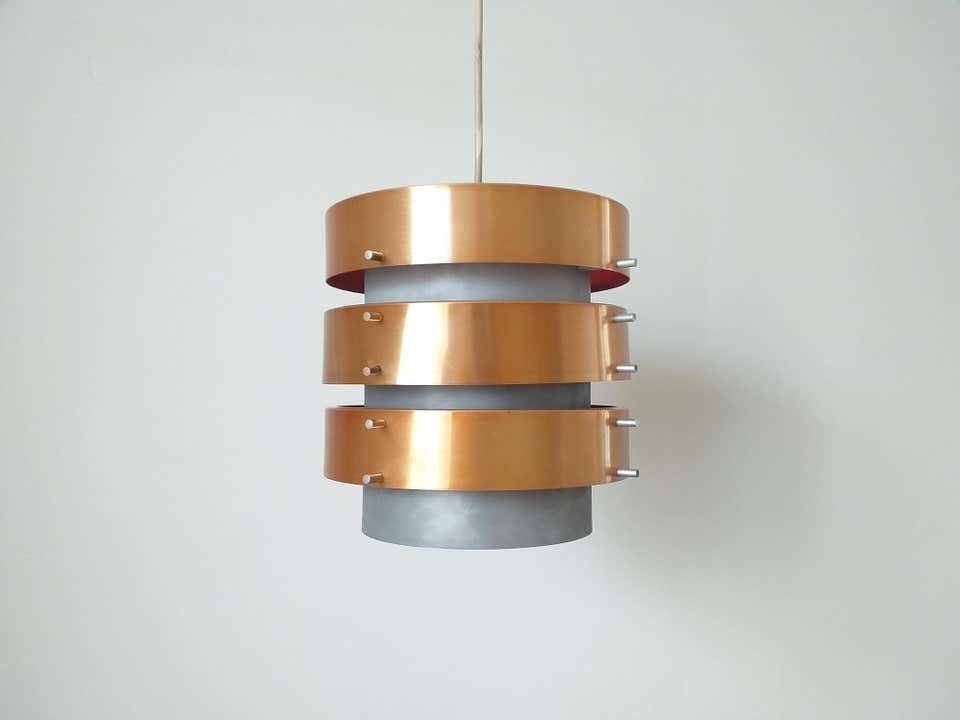 Mid Century Pendant In Style Of Jo Hammerborg, Denmark, 1970s photo buy