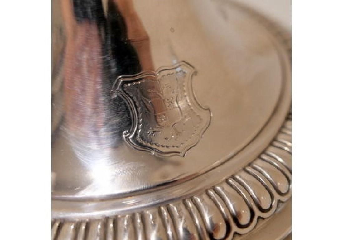 3450.0 Early 19th Century Antique George III Sterling Silver Biggin On Stand London 1807 John Emes photo