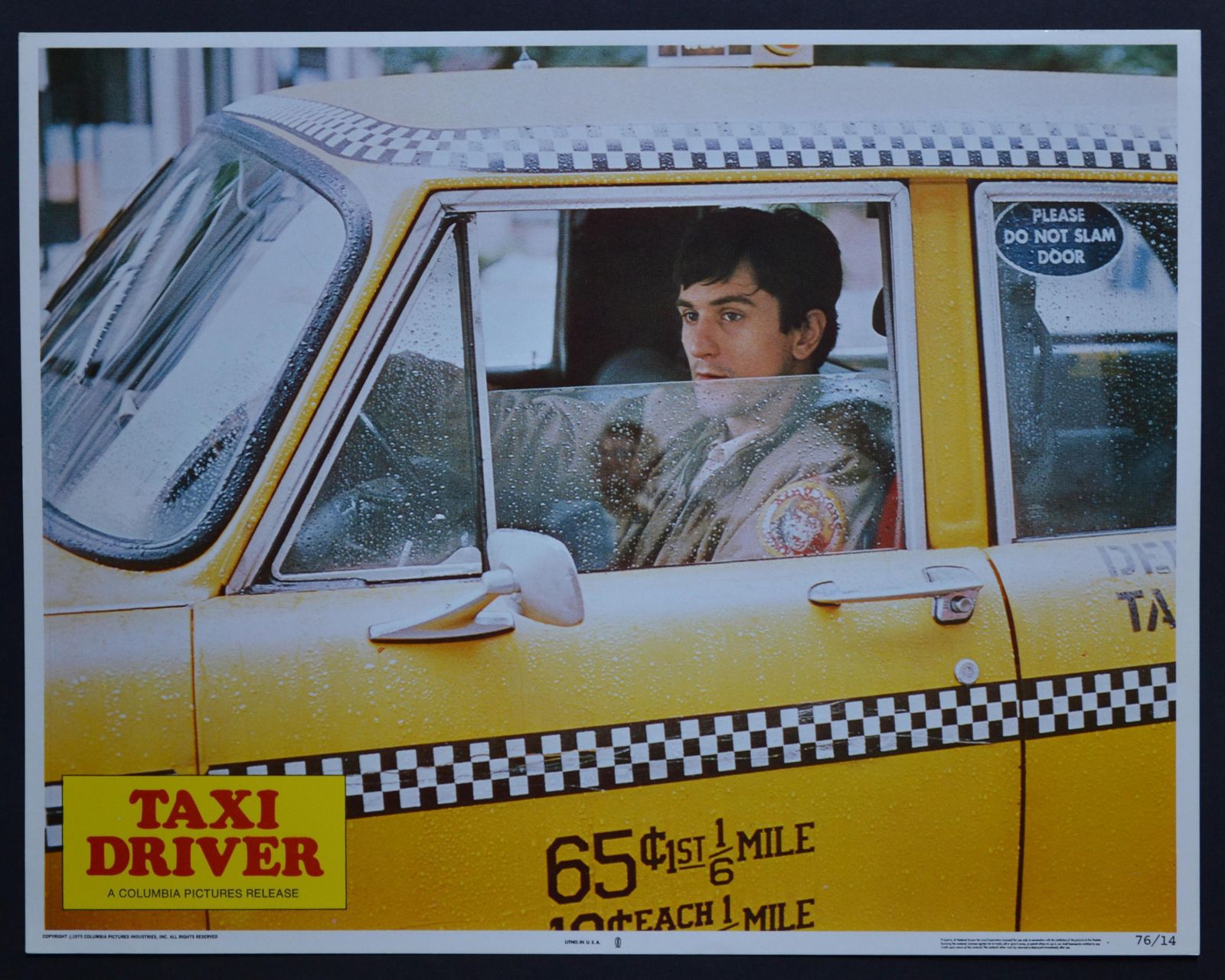 Taxi DR I Ver Original American Lobby Card Of The Mo V Ie, USA 1976.