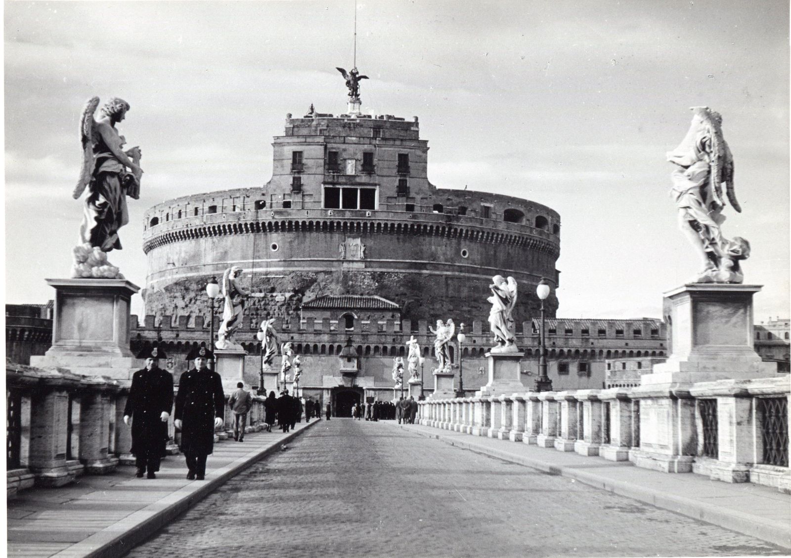 Erich Andres Rome Castel Sant' Angelo 1954 1954