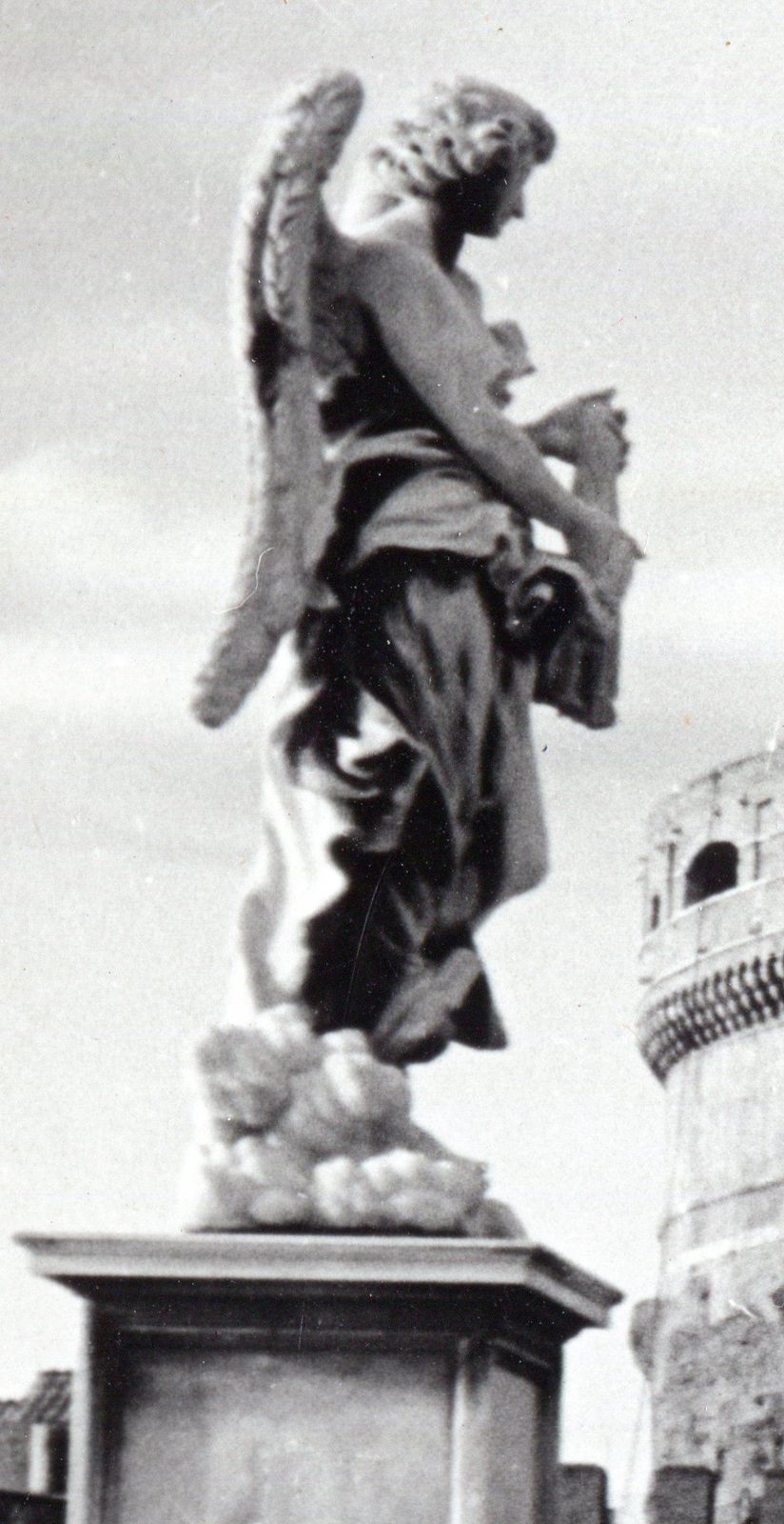 Erich Andres Rome Castel Sant' Angelo 1954 1954 photo for sale
