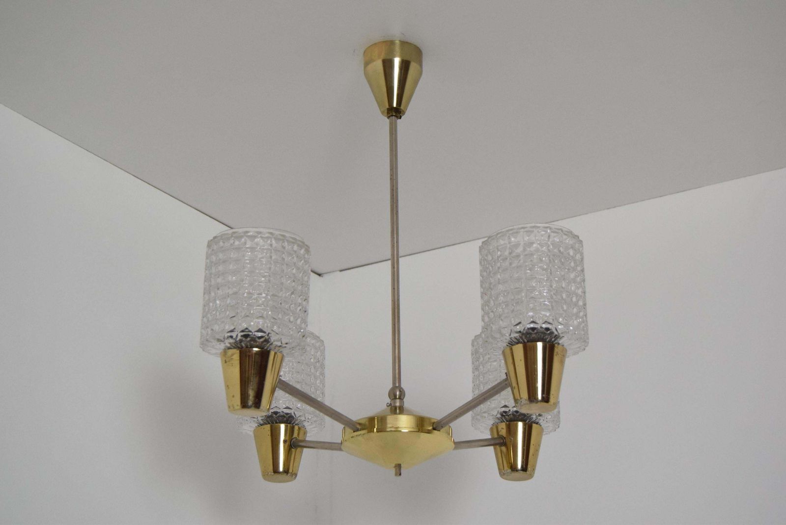 Mid Century Chandelier By Kamenicky Senov,1960‘S.